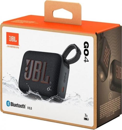 Портативная колонка JBL Go 4 Black