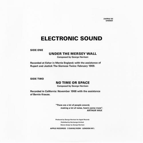 Виниловая пластинка Harrison, George, Electronic Sound