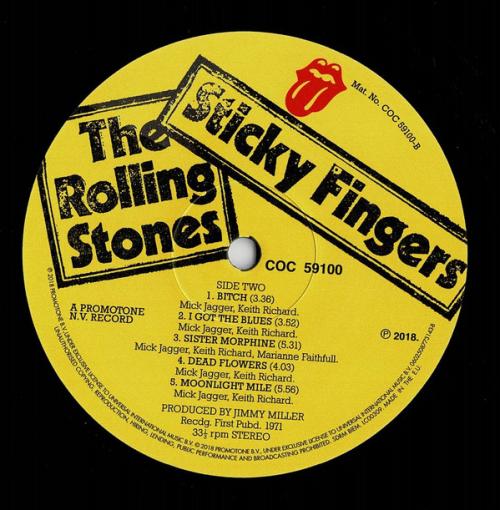 Виниловая пластинка Rolling Stones — STICKY FINGERS (HALF SPEED MASTER) (LP)