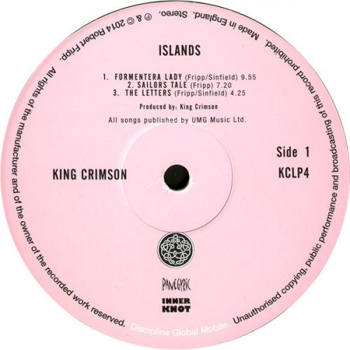 Виниловая пластинка King Crimson — ISLANDS (200 GR. VINYL) (LP)