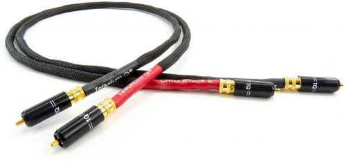 Кабель межблочный аудио Tellurium Q Ultra Black II RCA, 1.0м