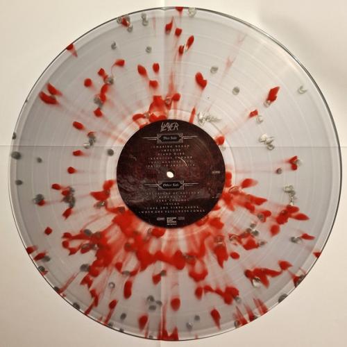 Виниловая пластинка Slayer - Repentless (Clear Silver Red Splatter Vinyl LP)
