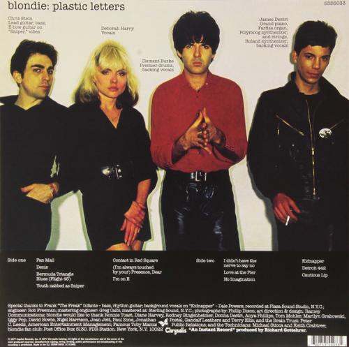 Виниловая пластинка Blondie, Plastic Letters