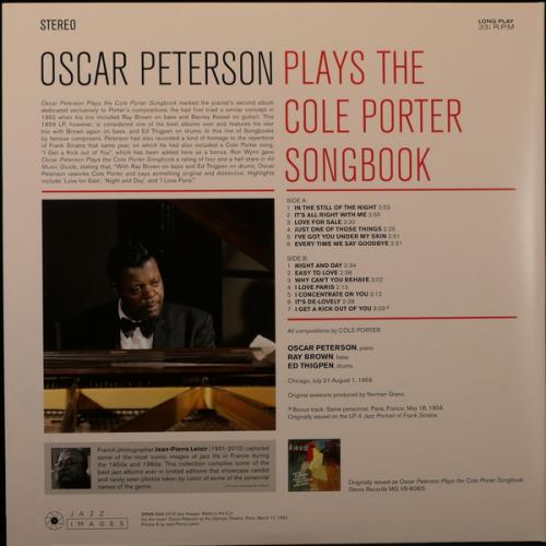 Виниловая пластинка Oscar Peterson - Plays Cole Porter (BlackVinyl LP)