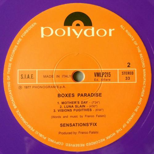 Виниловая пластинка Sensations' Fix - Boxes Paradise (Coloured LP Vinyl LP)