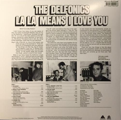 Виниловая пластинка The Delfonics - La La Means I Love You (Black Vinyl LP)