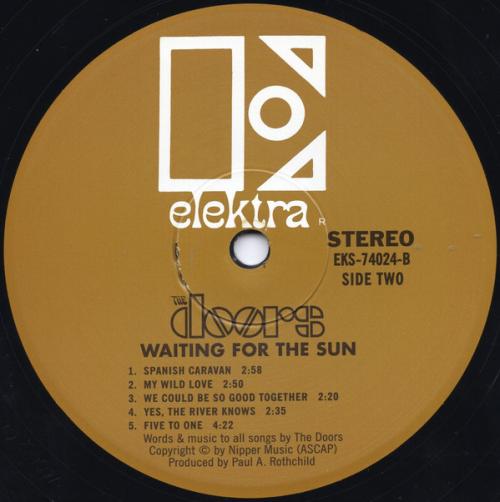 Виниловая пластинка WM The Doors Waiting For The Sun (Stereo) (180 Gram/Remastered)