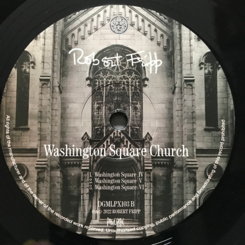 Виниловая пластинка Robert Fripp - Washington Square Church (Black Vinyl 2LP)