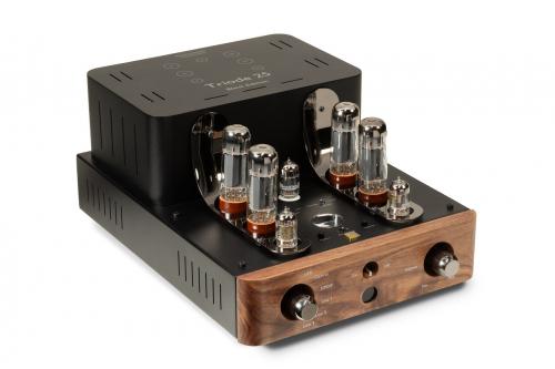 Интегральный ламповый усилитель Unison Research Triode 25 USB/DAC Black Edition Walnut