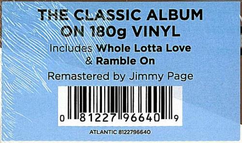Виниловая пластинка WM Led Zeppelin Led Zeppelin II (REMASTERED/180 GRAM)