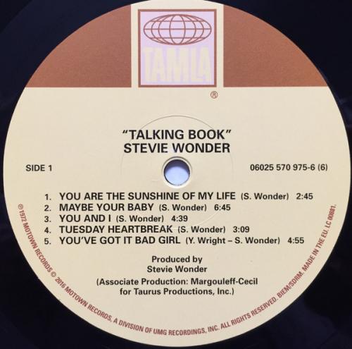 Виниловая пластинка Wonder, Stevie, Talking Book