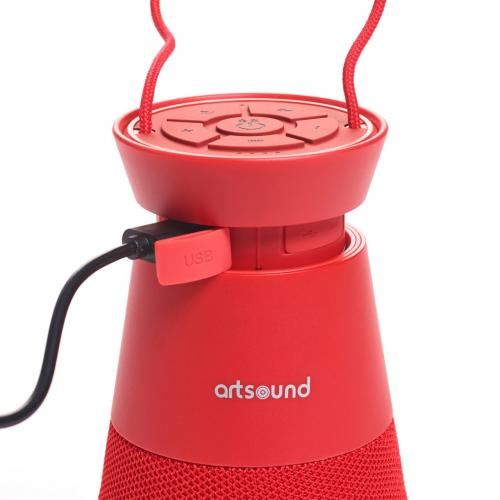 Портативная акустика Artsound Lighthouse red