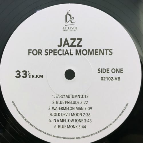 Виниловая пластинка Jazz For Special Moments