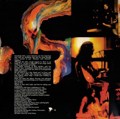 Виниловая пластинка Uriah Heep - Demons And Wizards (180 Gram Black Vinyl LP)