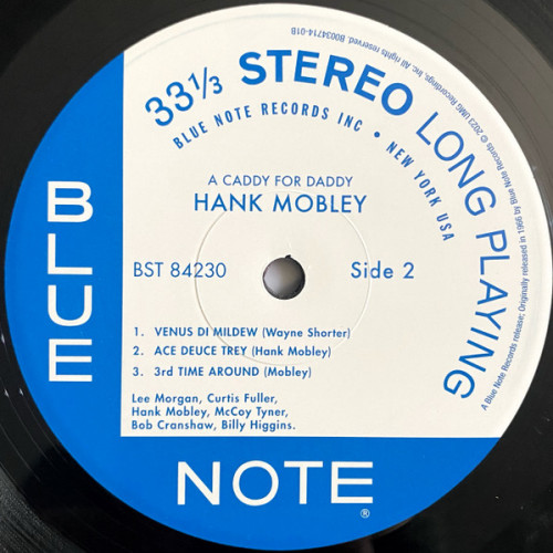 Виниловая пластинка Hank Mobley - A Caddy For Daddy (Tone Poet) (Black Vinyl LP)