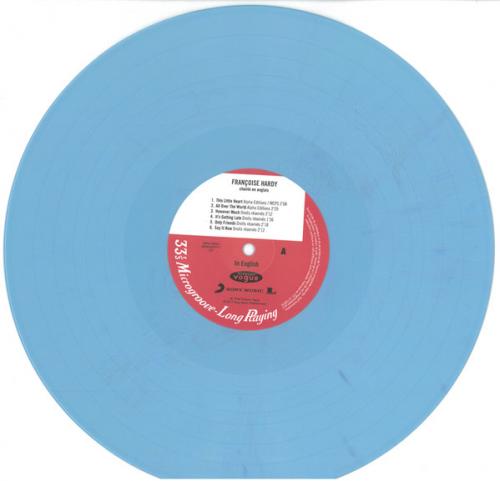 Виниловая пластинка Hardy, Francoise, In English (Blue Vinyl)