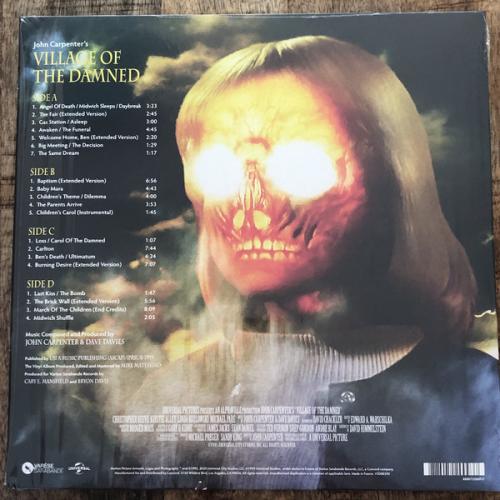 Виниловая пластинка Village Of The Damned (Original Motion Picture Soundtrack) (Deluxe Edition/Orange Marble Vinyl)