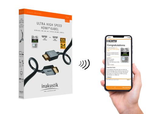 HDMI кабель In-Akustik Star HDMI 2.1, 1.5m #00324615