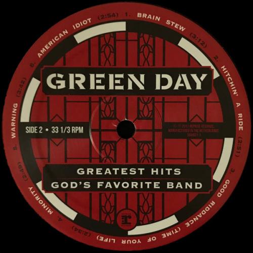 Виниловая пластинка Green Day GREATEST HITS: GOD'S FAVORITE BAND