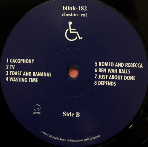 Виниловая пластинка Blink-182, Cheshire Cat