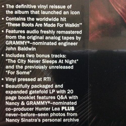 Виниловая пластинка Nancy Sinatra - Boots (Black Vinyl LP)