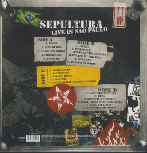 Виниловая пластинка Sepultura - Live in Sao Paulo (Limited Smokey Vinyk 2LP)