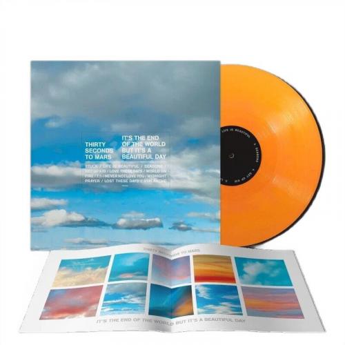 Виниловая пластинка Thirty Seconds To Mars -It's The End Of The World But It's A Beautiful Day (Opaque Orange Vinyl LP with Art)