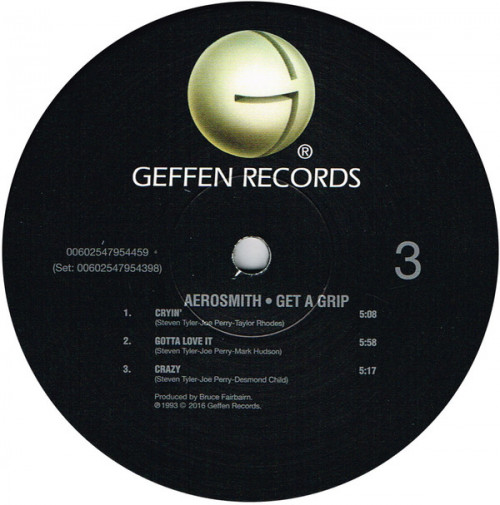 Виниловая пластинка Aerosmith, Get A Grip