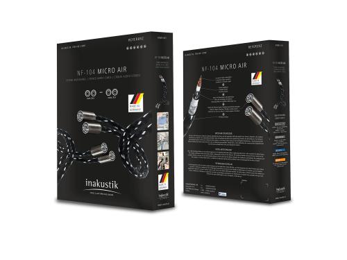 Кабель межблочный аудио In-Akustik Referenz NF-104 Micro AIR, 1.0m, RCA #007188010