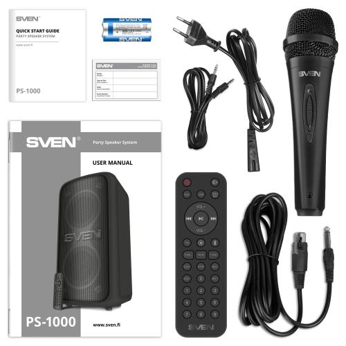 Портативная акустика Sven PS-1000 Black