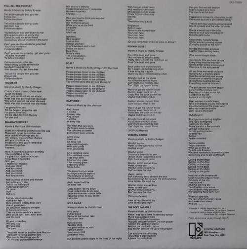 Виниловая пластинка The Doors - The Soft Parade (Stereo) (180 Gram/Gatefold/Remastered)