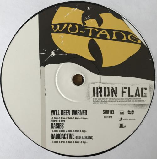 Виниловая пластинка Wu-Tang Clan IRON FLAG