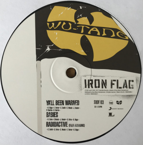 Виниловая пластинка Wu-Tang Clan IRON FLAG