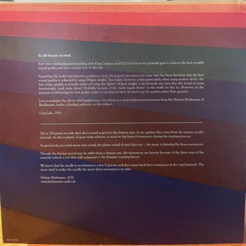 Виниловая пластинка Emerson, Lake & Palmer - Tarkus (Black Vinyl LP)