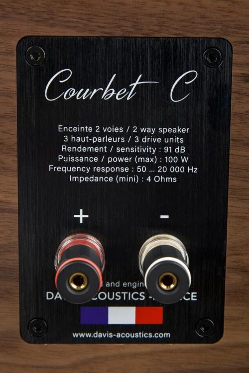 Акустика центрального канала Davis Acoustics Courbet C Walnut Venner