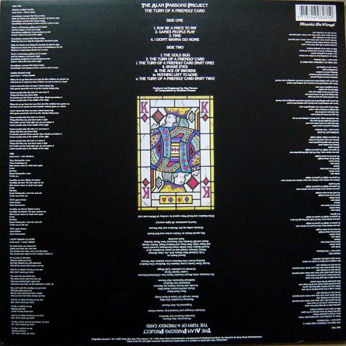 Виниловая пластинка Alan Parsons Project — TURN OF A FRIENDLY CARD (LP)