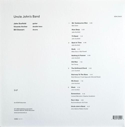 Виниловая пластинка John Scofield - Uncle John's Band (Black Vinyl 2LP)