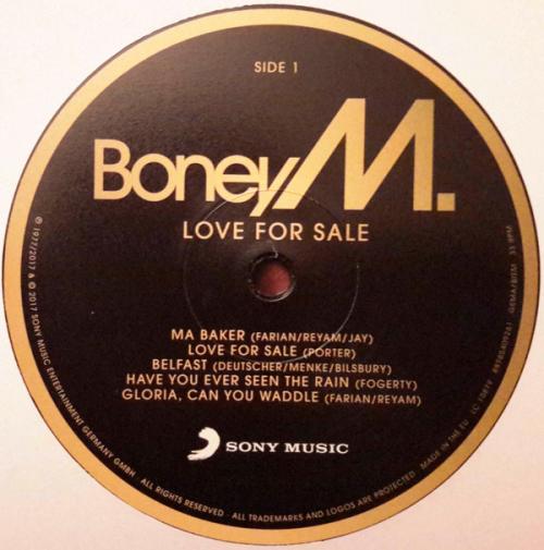 Виниловая пластинка Boney M. LOVE FOR SALE (140 Gram)