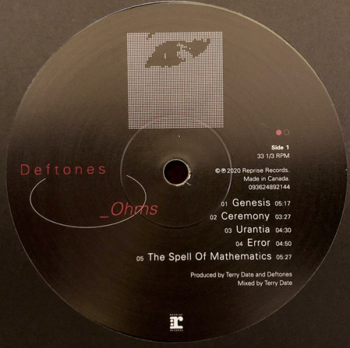 Виниловая пластинка The Deftones - Ohms (Black Vinyll)