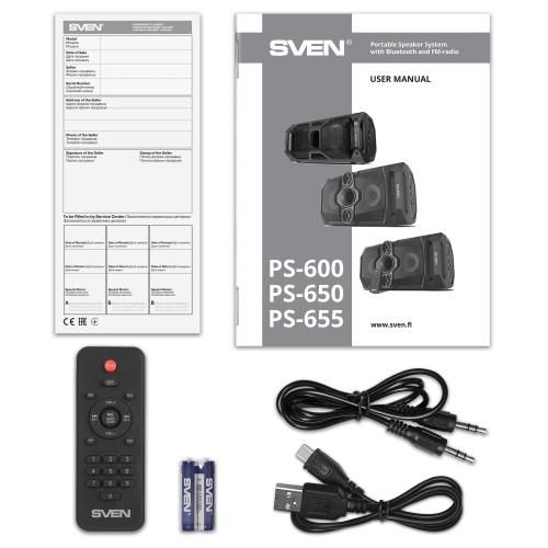 Портативная акустика Sven PS-655 Black