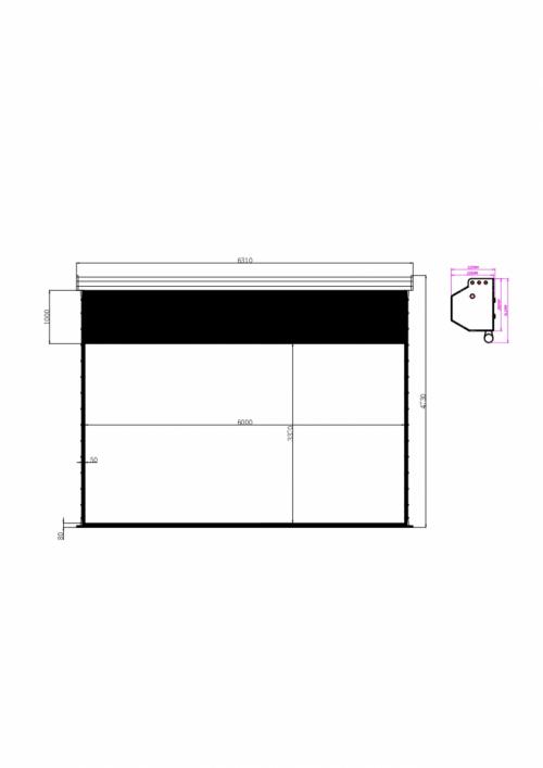 Моторизованный экран Classic Solution LEO MAX (E 600х337/9 TW-JD/W ED)