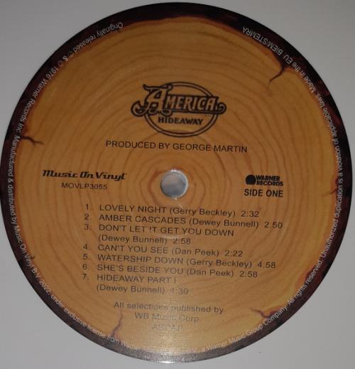 Виниловая пластинка America - Hideaway (Coloured Vinyl LP)