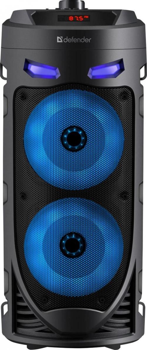 Минисистема Defender 16W BLACK CRASHBOOM
