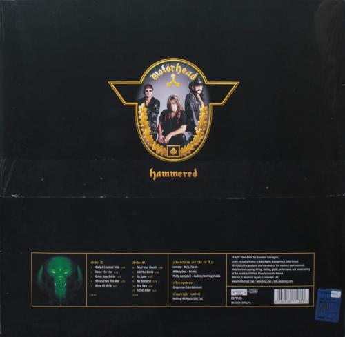 Виниловая пластинка Motörhead - Hammered (Yellow and Black splatter Vinyl LP)