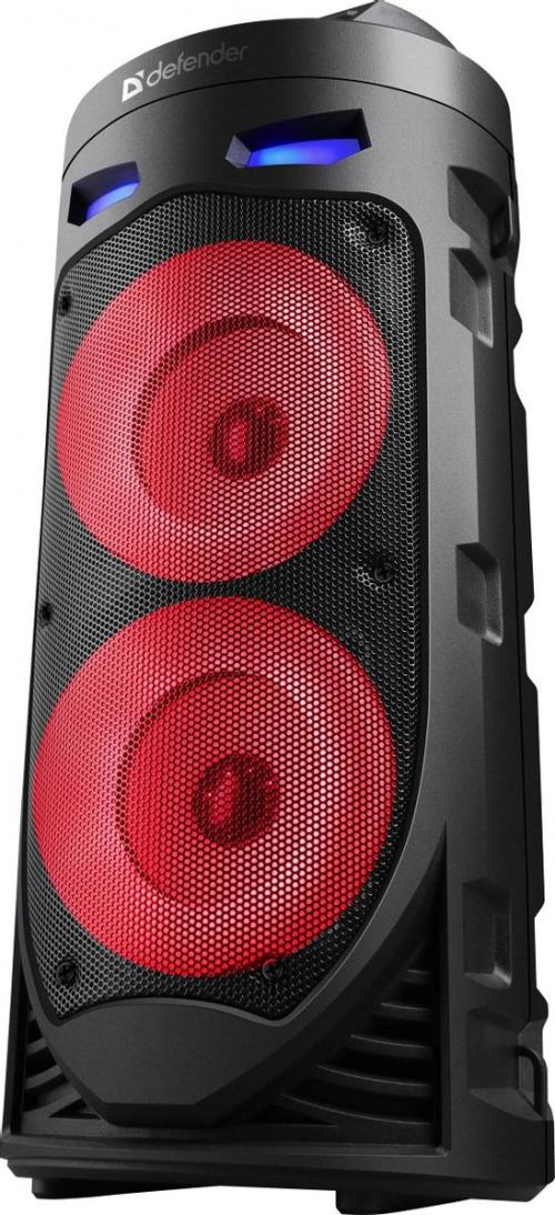 Минисистема Defender 16W BLACK CRASHBOOM
