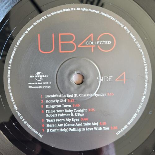 Виниловая пластинка UB40 - Collected (Black Vinyl 2LP)