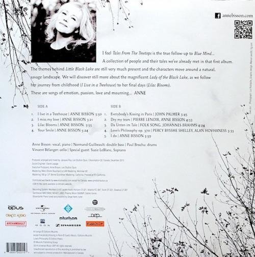 Виниловая пластинка Anne Bisson - Tales From The Treetops (Audiophile Edition) (Black Vinyl LP)