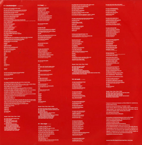 Виниловая пластинка Einsturzende Neubauten - Alles Wieder Offen (Black Vinyl 2LP)