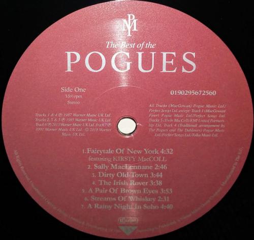 Виниловая пластинка WM The Pogues The Best Of (Black Vinyl)