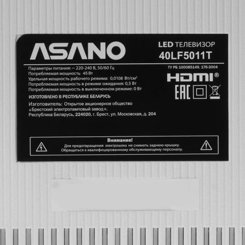 LED телевизор ASANO 40LF5011T